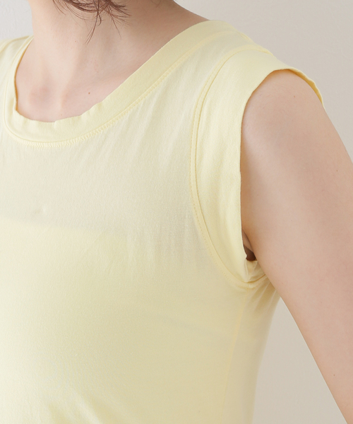 CAL.Berries(カルベリーズ)の「【CAL.Berries / カルベリーズ】COATSAL TEE:カットソー(Tシャツ/カットソー・レディース・ホワイト/イエロー/ブラック・SMALL)」の15枚目の写真