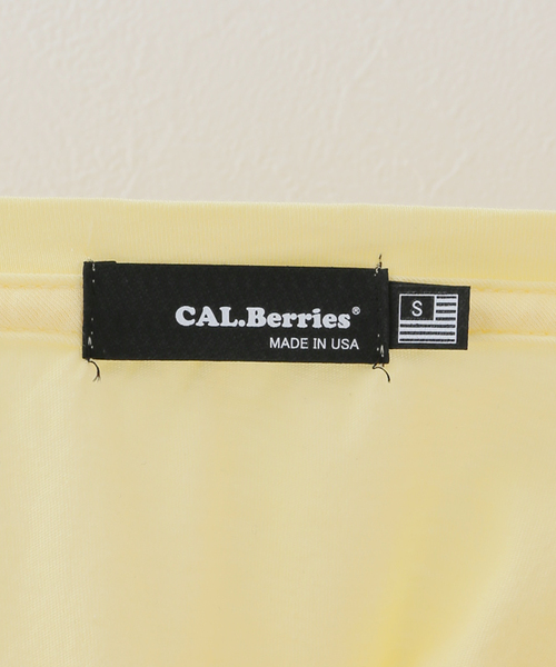 CAL.Berries(カルベリーズ)の「【CAL.Berries / カルベリーズ】COATSAL TEE:カットソー(Tシャツ/カットソー・レディース・ホワイト/イエロー/ブラック・SMALL)」の17枚目の写真