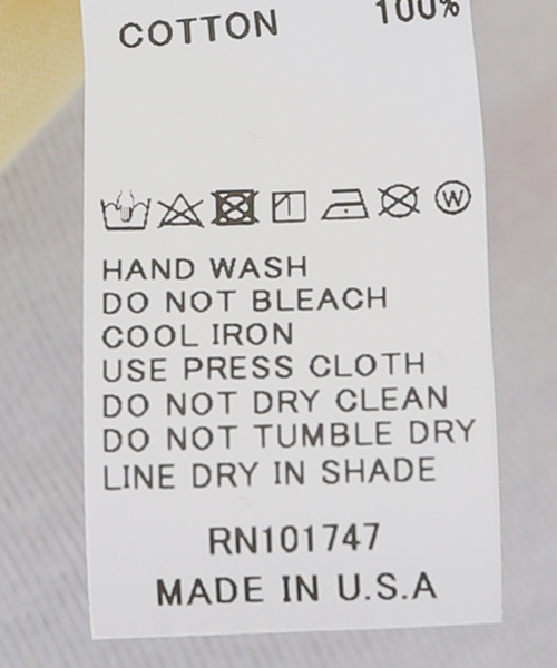 CAL.Berries(カルベリーズ)の「【CAL.Berries / カルベリーズ】COATSAL TEE:カットソー(Tシャツ/カットソー・レディース・ホワイト/イエロー/ブラック・SMALL)」の18枚目の写真