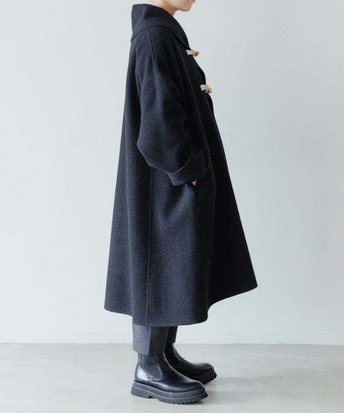 LOWRYS FARM（ローリーズファーム）の「Ｗフェイスロングコート　285238（その他アウター・キッズ・ブラック/モカ/カーキ・FREE）」の15枚目の写真