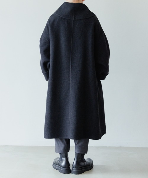 LOWRYS FARM（ローリーズファーム）の「Ｗフェイスロングコート　285238（その他アウター・キッズ・ブラック/モカ/カーキ・FREE）」の16枚目の写真