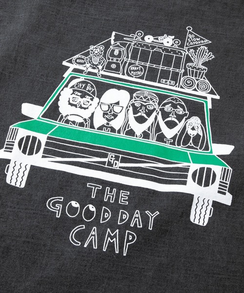 Good On(グッドオン)の「Good On/グッドオン THE GOOD DAY CAMP HEAVY S/S TEE(Tシャツ/カットソー・メンズ・ホワイト/ブラック・MEDIUM/LARGE/X-LARGE)」の4枚目の写真