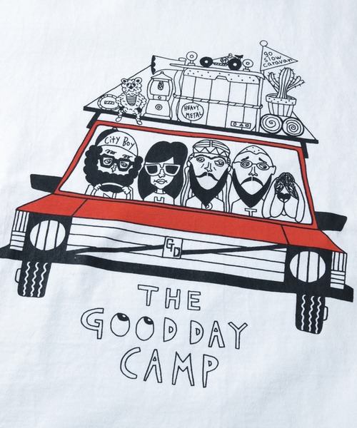 Good On(グッドオン)の「Good On/グッドオン THE GOOD DAY CAMP HEAVY S/S TEE(Tシャツ/カットソー・メンズ・ホワイト/ブラック・MEDIUM/LARGE/X-LARGE)」の9枚目の写真