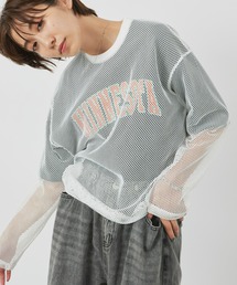 Auntie Rosa Holiday（アンティローザホリデー）の「メッシュオーバーサイズプルオーバー（Tシャツ/カットソー）」