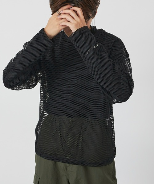 Auntie Rosa Holiday（アンティローザホリデー）の「メッシュオーバーサイズプルオーバー（Tシャツ/カットソー・レディース・ブラック/アイボリー・FREE）」の6枚目の写真