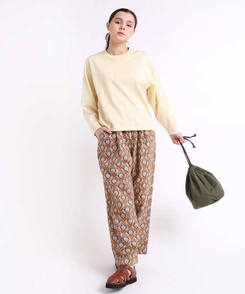 RNA-N(アールエヌエーエヌ)の「M1923 布帛コンビデザインロンT(Tシャツ/カットソー・レディース・グレー/イエロー/パープル・MEDIUM)」の12枚目の写真