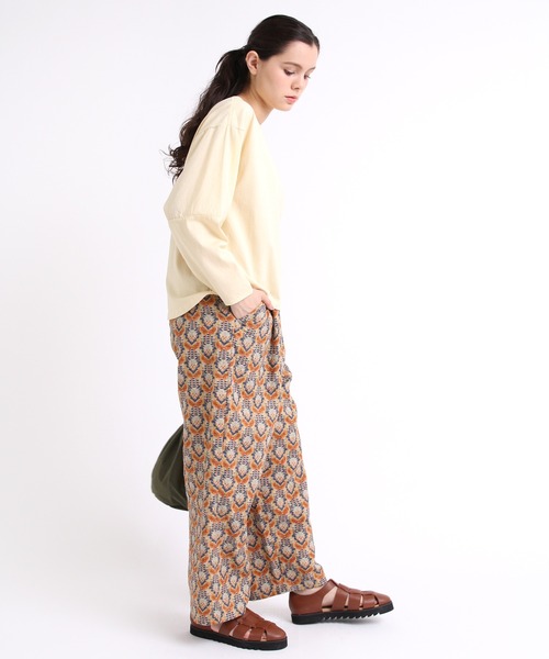 RNA-N(アールエヌエーエヌ)の「M1923 布帛コンビデザインロンT(Tシャツ/カットソー・レディース・グレー/イエロー/パープル・MEDIUM)」の10枚目の写真