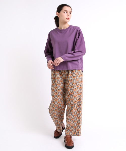 RNA-N(アールエヌエーエヌ)の「M1923 布帛コンビデザインロンT(Tシャツ/カットソー・レディース・グレー/イエロー/パープル・MEDIUM)」の21枚目の写真