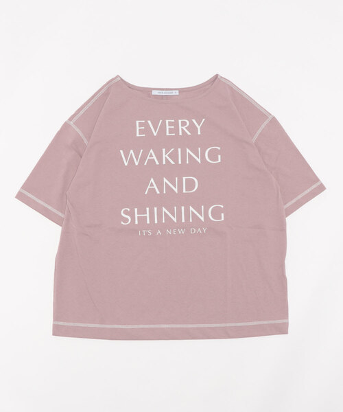 ikka（イッカ）の「配色ステッチロゴT（Tシャツ/カットソー・レディース・ライトグレー/ピンク・L/M）」の18枚目の写真