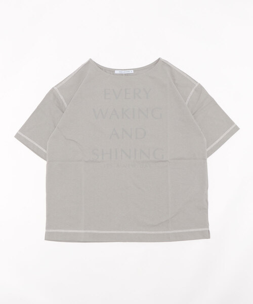 ikka（イッカ）の「配色ステッチロゴT（Tシャツ/カットソー・レディース・ライトグレー/ピンク・L/M）」の19枚目の写真