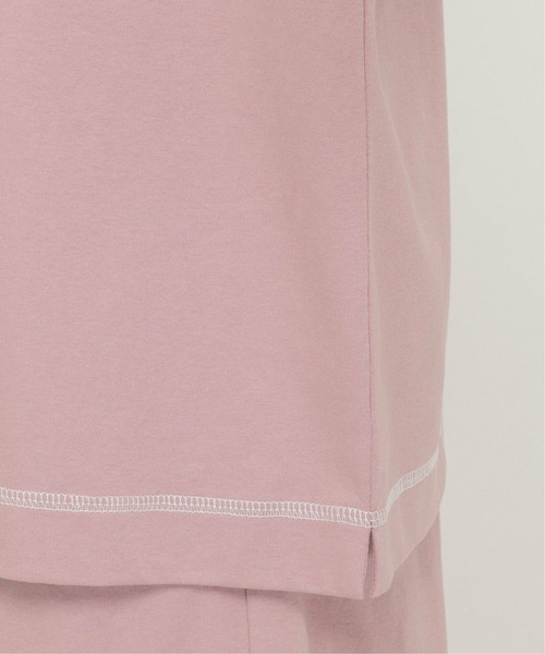 ikka（イッカ）の「配色ステッチロゴT（Tシャツ/カットソー・レディース・ライトグレー/ピンク・L/M）」の11枚目の写真