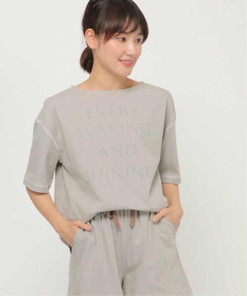 ikka（イッカ）の「配色ステッチロゴT（Tシャツ/カットソー・レディース・ライトグレー/ピンク・L/M）」の20枚目の写真