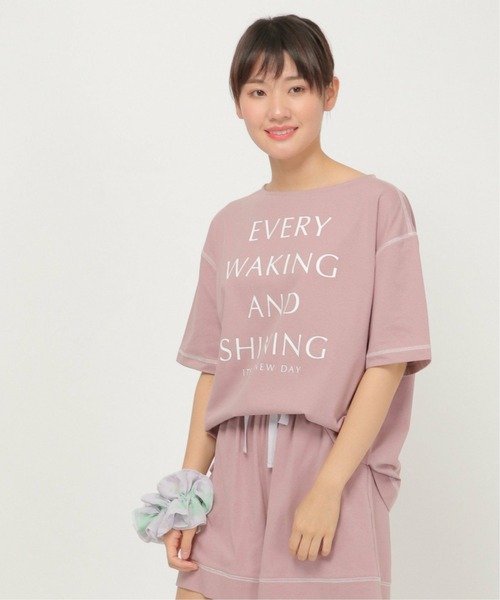 ikka（イッカ）の「配色ステッチロゴT（Tシャツ/カットソー・レディース・ライトグレー/ピンク・L/M）」の21枚目の写真