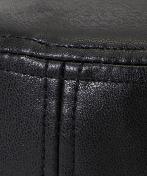 ikka（イッカ）の「フェイクレザーバケットハット（ハット・メンズ・ブラック・FREE）」の7枚目の写真