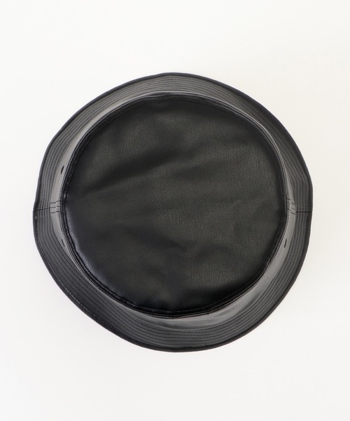 ikka（イッカ）の「フェイクレザーバケットハット（ハット・メンズ・ブラック・FREE）」の9枚目の写真