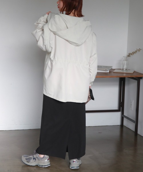 feepur（フェピュール）の「2wayマウンテンパーカー / ベスト（マウンテンパーカー・レディース・ブラック/カーキ/アイボリー・MEDIUM）」の10枚目の写真