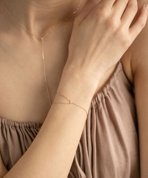 PAS TIERRA パティエラ K18 ダイヤモンド エクレア ブレスレット PAS TIERRA（パティエラ）の「【Briller】K10サターンレイヤー