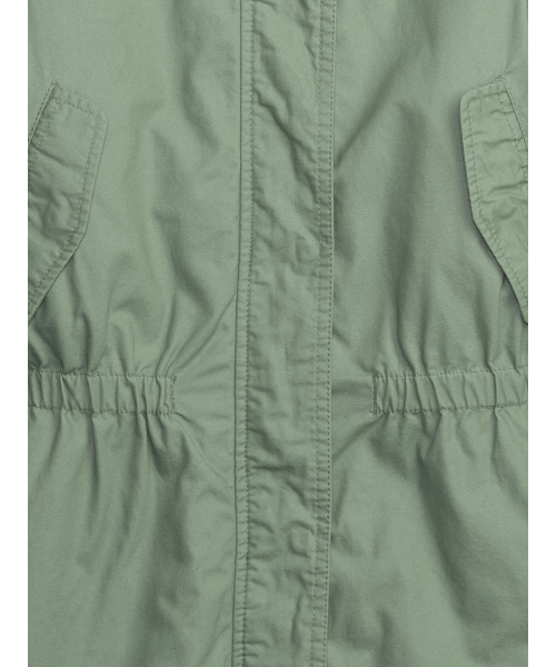 GAP（ギャップ）の「ユーティリティパーカーコート (キッズ)（モッズコート・キッズ・グリーン・XL/L/XS/XXL/S/M）」の2枚目の写真
