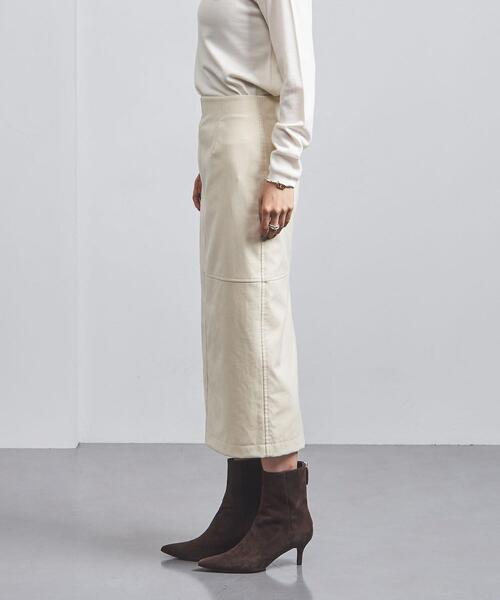 UNITED ARROWS(ユナイテッドアローズ)の「フェイク スエード タイトスカート(スカート・レディース・ロイヤルブルー/ネイビー/オフホワイト/ベージュ・38/36/40)」の7枚目の写真