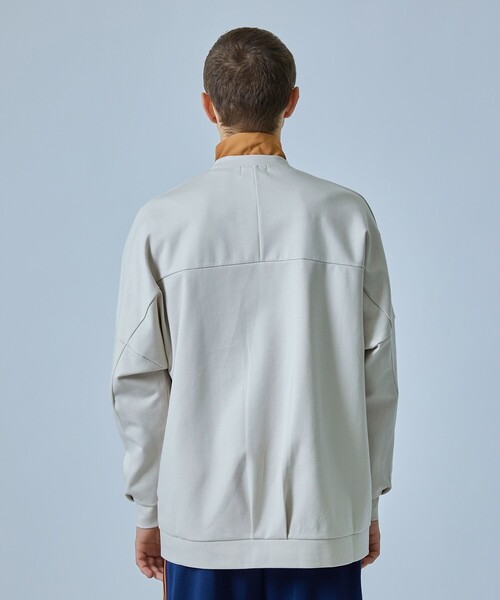 CITY TOKYO（シティトウキョウ）の「フロントオープンクルーネックスエット（スウェット・メンズ・グレー/オフホワイト・1/2/3）」の13枚目の写真