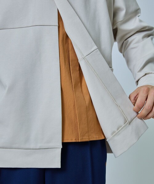 CITY TOKYO（シティトウキョウ）の「フロントオープンクルーネックスエット（スウェット・メンズ・グレー/オフホワイト・1/2/3）」の22枚目の写真