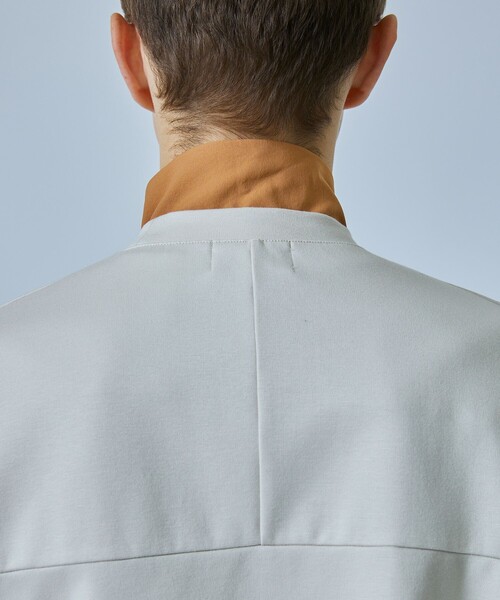 CITY TOKYO（シティトウキョウ）の「フロントオープンクルーネックスエット（スウェット・メンズ・グレー/オフホワイト・1/2/3）」の14枚目の写真