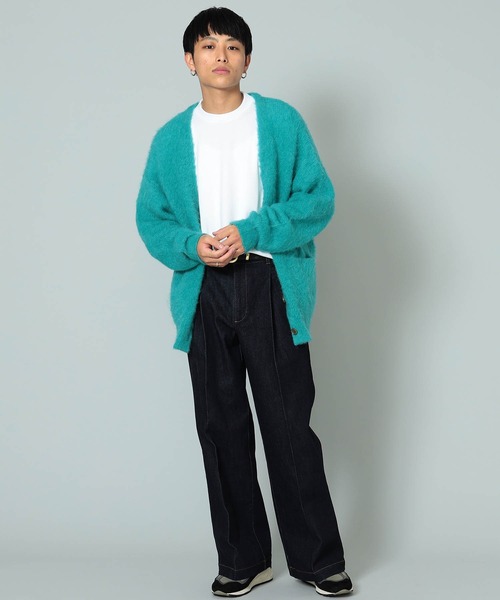 BeAMS DOT(ビームスドット)の「【WEB限定/UNISEX】BeAMS DOT / タックフレアデニム(デニムパンツ・メンズ・インディゴブルー・M-Short/S-Regular/XL-Regular/M-Regular/XL-Long/XL-Short/S-Long/S-Short/XS-Regular/L-Long/L-Short/M-Long/L-Regular/XS-Short/XS-Long)」の7枚目の写真
