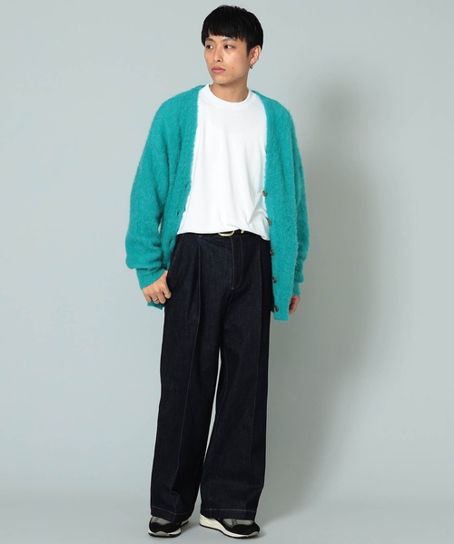 BeAMS DOT(ビームスドット)の「【WEB限定/UNISEX】BeAMS DOT / タックフレアデニム(デニムパンツ・メンズ・インディゴブルー・M-Short/S-Regular/XL-Regular/M-Regular/XL-Long/XL-Short/S-Long/S-Short/XS-Regular/L-Long/L-Short/M-Long/L-Regular/XS-Short/XS-Long)」の8枚目の写真