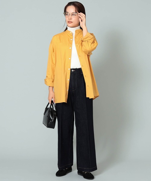 BeAMS DOT(ビームスドット)の「【WEB限定/UNISEX】BeAMS DOT / タックフレアデニム(デニムパンツ・メンズ・インディゴブルー・M-Short/S-Regular/XL-Regular/M-Regular/XL-Long/XL-Short/S-Long/S-Short/XS-Regular/L-Long/L-Short/M-Long/L-Regular/XS-Short/XS-Long)」の17枚目の写真