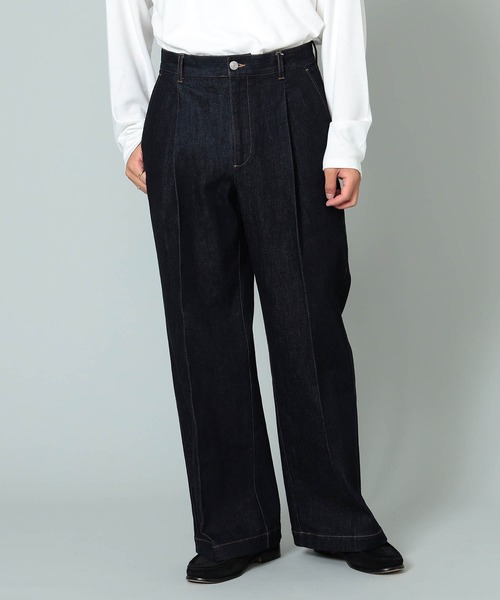 BeAMS DOT(ビームスドット)の「【WEB限定/UNISEX】BeAMS DOT / タックフレアデニム(デニムパンツ・メンズ・インディゴブルー・M-Short/S-Regular/XL-Regular/M-Regular/XL-Long/XL-Short/S-Long/S-Short/XS-Regular/L-Long/L-Short/M-Long/L-Regular/XS-Short/XS-Long)」の20枚目の写真