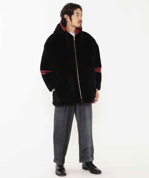 BEAMS PLUS(ビームスプラス)の「BEAMS PLUS / モナリザ リバーシブル フーデッド ブルゾン(ブルゾン・メンズ・ネイビー/レッド・SMALL/MEDIUM/LARGE/X-LARGE)」の9枚目の写真