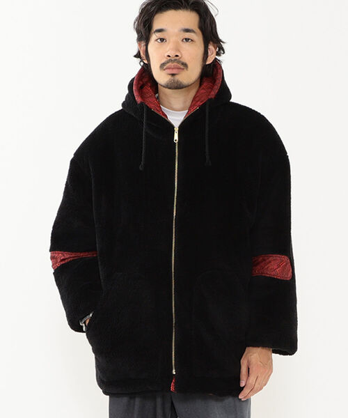 BEAMS PLUS(ビームスプラス)の「BEAMS PLUS / モナリザ リバーシブル フーデッド ブルゾン(ブルゾン・メンズ・ネイビー/レッド・SMALL/MEDIUM/LARGE/X-LARGE)」の11枚目の写真