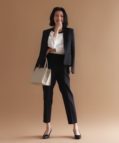 SHOO・LA・RUE（シューラルー）の「◆【入卒/消臭/耐滑】ポインテッドヒールパンプス（パンプス・レディース・ナチュラル/ブラック・25/45/35）」の12枚目の写真