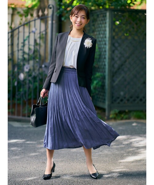 SHOO・LA・RUE（シューラルー）の「◆【入卒/消臭/耐滑】ポインテッドヒールパンプス（パンプス・レディース・ナチュラル/ブラック・25/45/35）」の20枚目の写真