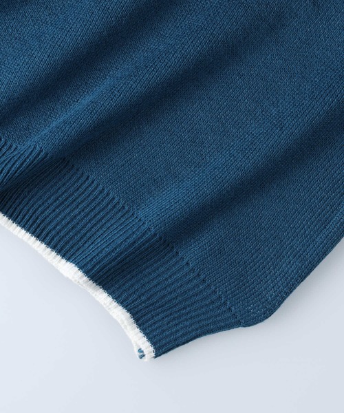 BEN DAVIS（ベンデイビス）の「【BEN DAVIS】レタードニットポロ（ニット/セーター・メンズ・ブラック/ブルー・L/XL/M）」の16枚目の写真