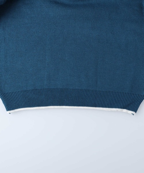 BEN DAVIS（ベンデイビス）の「【BEN DAVIS】レタードニットポロ（ニット/セーター・メンズ・ブラック/ブルー・L/XL/M）」の17枚目の写真