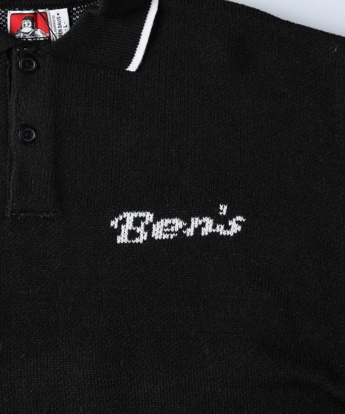 BEN DAVIS（ベンデイビス）の「【BEN DAVIS】レタードニットポロ（ニット/セーター・メンズ・ブラック/ブルー・L/XL/M）」の19枚目の写真