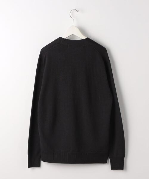 green label relaxing（グリーンレーベルリラクシング）の「シルクミックス 天竺 Vネック カーディガン（カーディガン/ボレロ・メンズ・パープル/オリーブ/ダークグレー・M/S/L）」の10枚目の写真