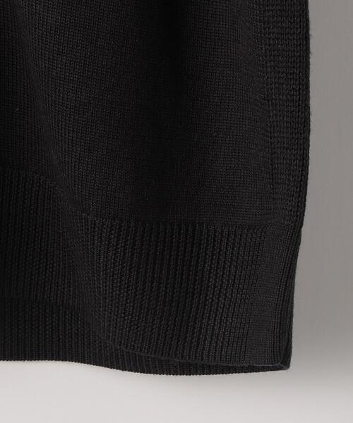 green label relaxing（グリーンレーベルリラクシング）の「シルクミックス 天竺 Vネック カーディガン（カーディガン/ボレロ・メンズ・パープル/オリーブ/ダークグレー・M/S/L）」の16枚目の写真