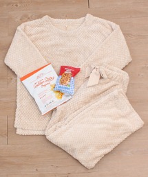 ふわもこ（フワモコ）の「【ふわもこ】メランジ調ふわもこプルオーバーセットアップ（ルームウェア/パジャマ・レディース）」
