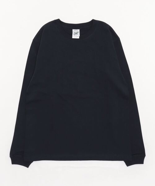 CROSS & STITCH(クロスステッチ)の「CROSS&STITCH / オープンエンド マックスウェイトロングスリーブTシャツ(リブ有り) / RL1216(Tシャツ/カットソー・メンズ・グレー/インディゴブルー/ブラック/ナチュラル/ベージュ系その他/ホワイト/ネイビー/ブラック系その他・MEDIUM/X-LARGE/LARGE/SMALL)」の7枚目の写真