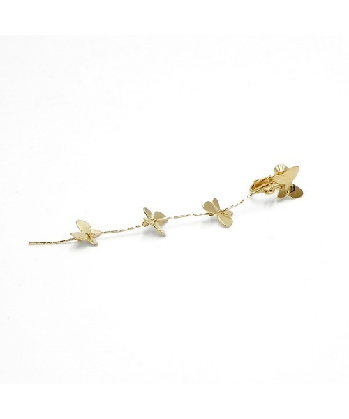 flower（フラワー）の「フローイングパピヨンイヤリング（イヤリング・レディース・ゴールド・FREE）」の7枚目の写真