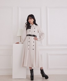 ANDGEEBEE | トレンチロングワンピ(ワンピース)