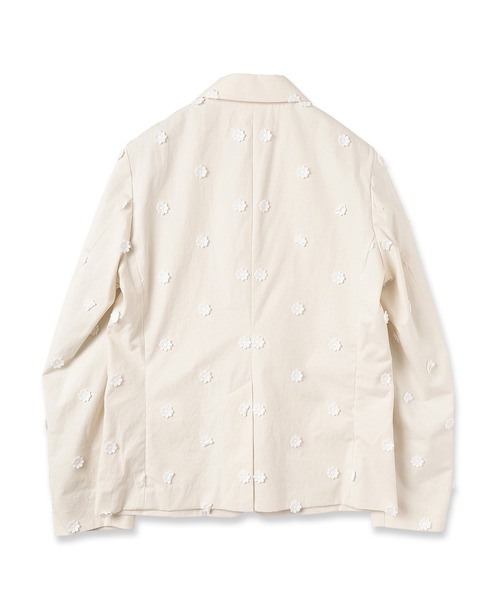 mintdesigns(ミントデザインズ)の「【2023春夏】DOT FLOWER JK/ ドットフラワージャケット(テーラードジャケット・レディース・ホワイト/レッド・2)」の16枚目の写真