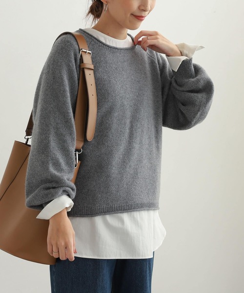 セール】ラグランスリーブショートニット（ニット/セーター）｜URBAN