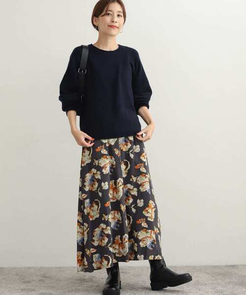 URBAN RESEARCH DOORS(アーバンリサーチドアーズ)の「ラグランスリーブショートニット(ニット/セーター・レディース・ピンク/ネイビー/グレー・MEDIUM)」の13枚目の写真