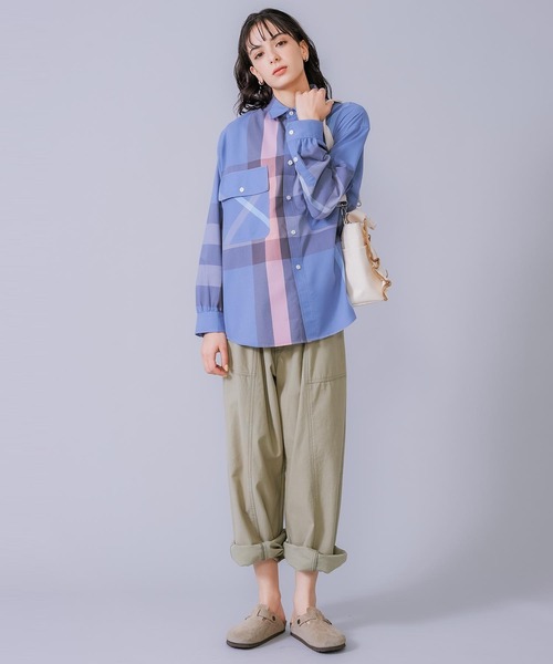 MILKFED.(ミルクフェド)の「RUFFLE MINI BAG BROWN(ショルダーバッグ・レディース・ブラウン/オフホワイト・ONE SIZE)」の11枚目の写真