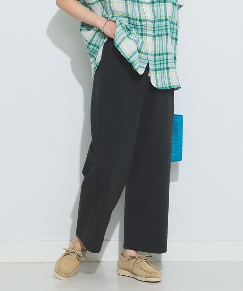 BEAMS BOY(ビームスボーイ)の「BEAMS BOY / ソリッド ジャージーイージー パンツ 23SS(スウェットパンツ・レディース・チャコールグレー/ピンク/グリーン/オレンジ・ONE SIZE)」の9枚目の写真