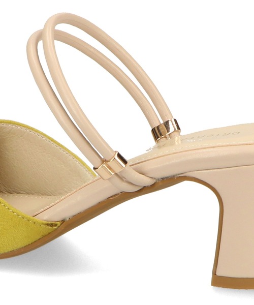 ■2023春夏新作■2wayバイカラーヒールパンプス/31104