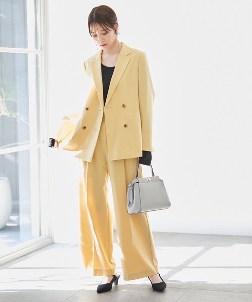 VIS（ビス）の「【新色】【2WAY】ひねり金具サイドタイトートバッグ（ハンドバッグ・レディース・グレー/ベージュ系その他/キナリ/チャコールグレー/ホワイト系その他4・FREE）」の6枚目の写真